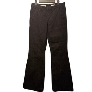 Pilcro black denim trouser style flare jeans size 29
